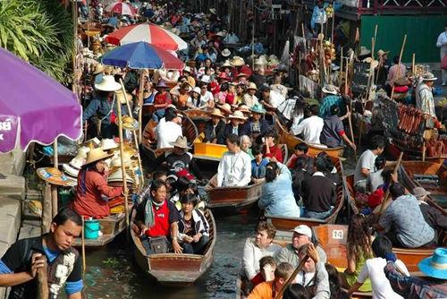 泰国曼谷水上市场